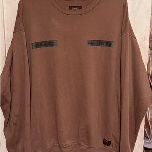 Carhartt WIP Tan Crewneck Sweater for Men Size L